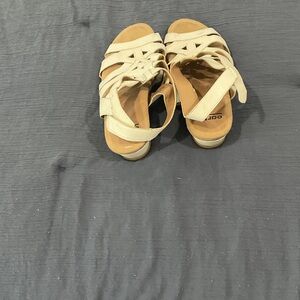 Earth Origins Cream Sandals
